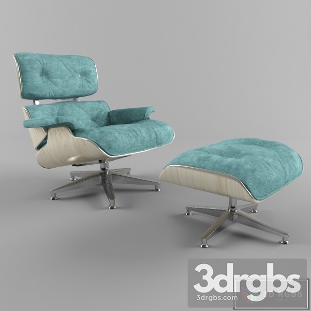 Eames Lounge Chair 3dsmax Download - thumbnail 1