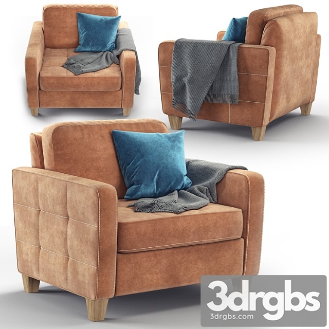 Earl armchair 3dsmax Download - thumbnail 1