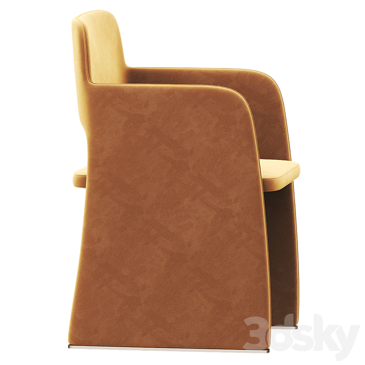 ECHO Chair with armrests By CAMERICH 3DS Max Model - thumbnail 2