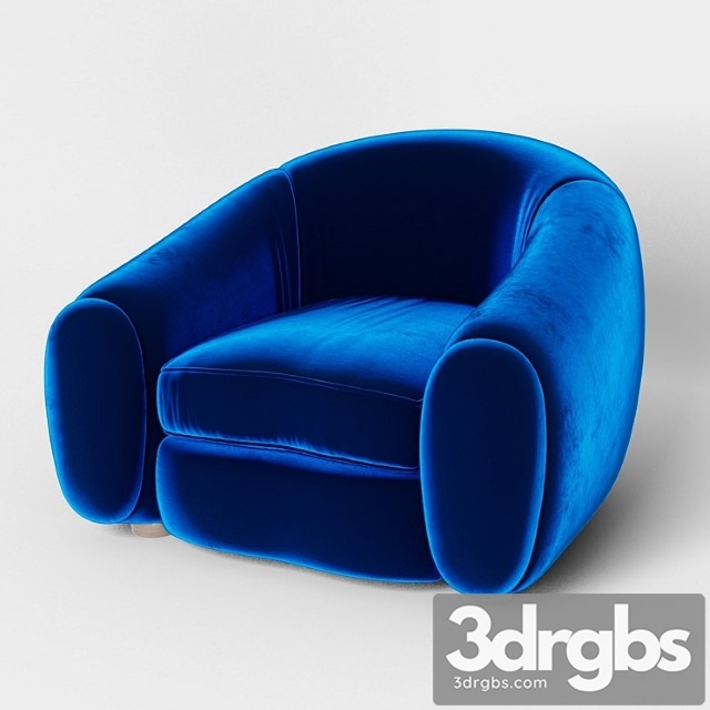 Edittion modern polar armchair 3dsmax Download - thumbnail 1