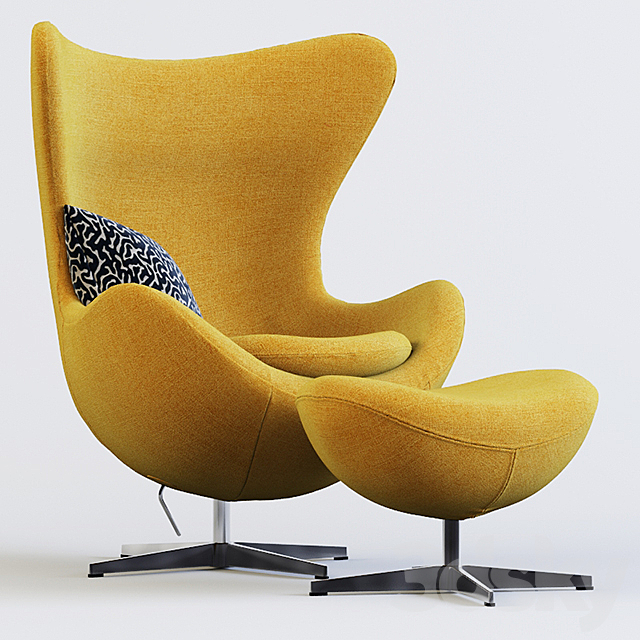 Egg chair 3DSMax File - thumbnail 1