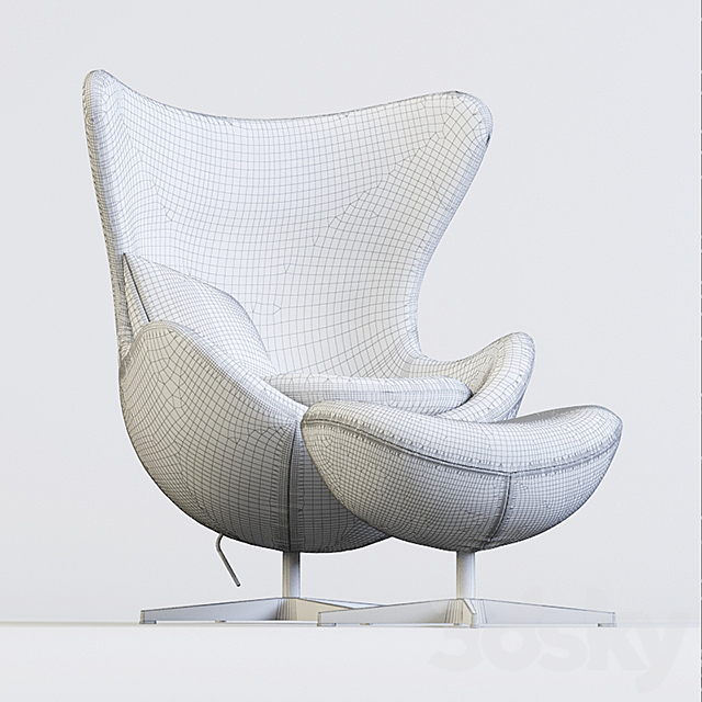 Egg chair 3DSMax File - thumbnail 3