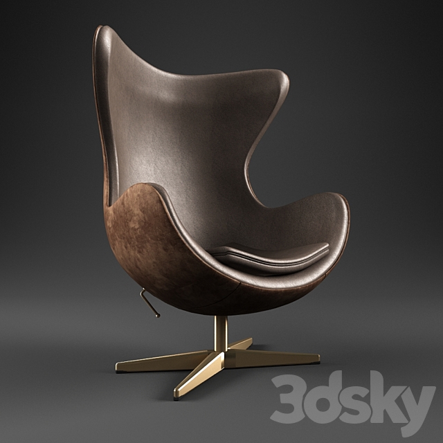 Egg Chair 3DSMax File - thumbnail 1