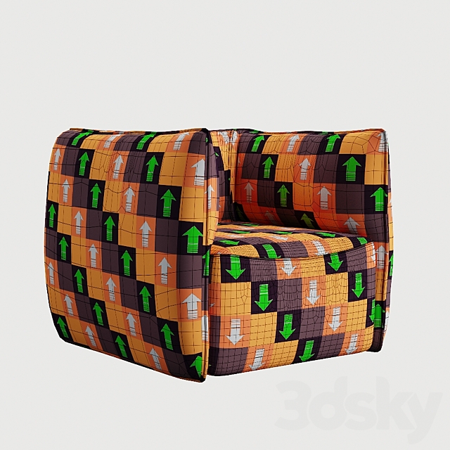 Egoitaliano_LUDO_Armchair 3ds Max - thumbnail 2