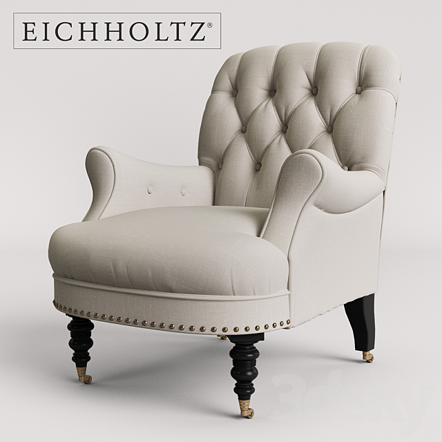 eichholtz 106874U Chair Barrington 3DS Max Model - thumbnail 1