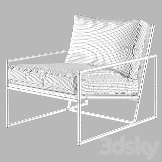 EICHHOLTZ _ Chair Rowen 3DS Max Model - thumbnail 3