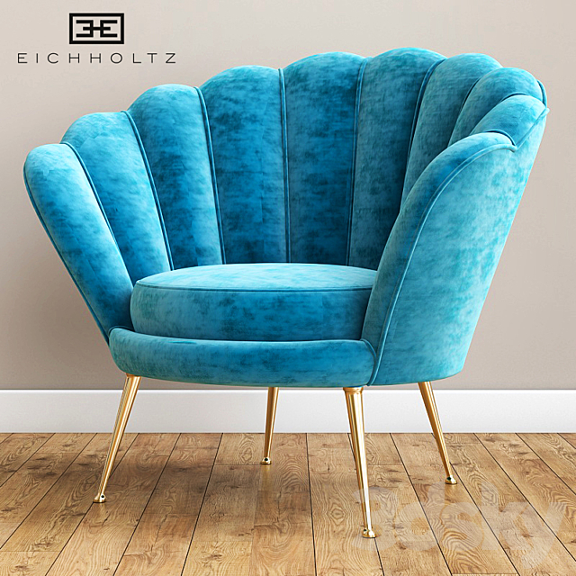 Eichholtz armchair 3ds Max - thumbnail 1