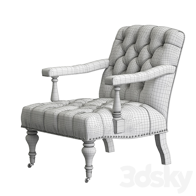 Eichholtz Chair Carson 108957 3DSMax File - thumbnail 3