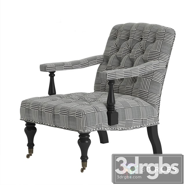 Eichholtz Chair Carson 3dsmax Download - thumbnail 1