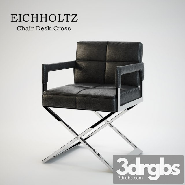 Eichholtz Chair Desk Cross 3dsmax Download - thumbnail 1