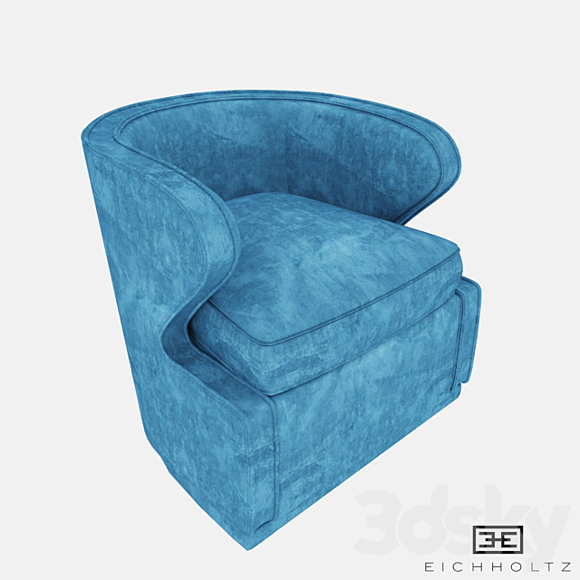 Eichholtz Chair Dorset 3ds Max - thumbnail 1