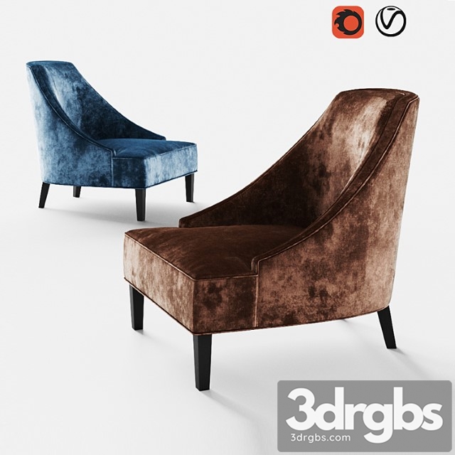 Eichholtz chair dulwich 3dsmax Download - thumbnail 1