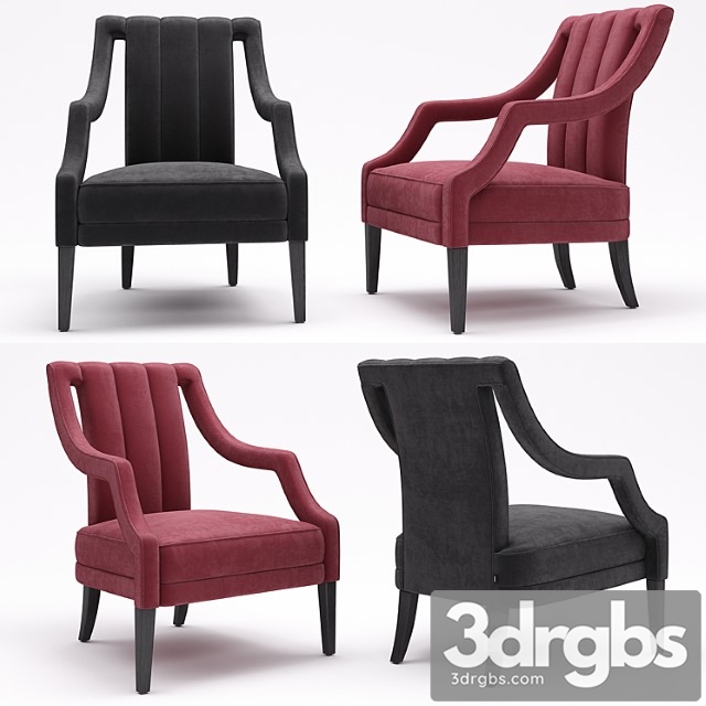 Eichholtz chair ermitage 3dsmax Download - thumbnail 1