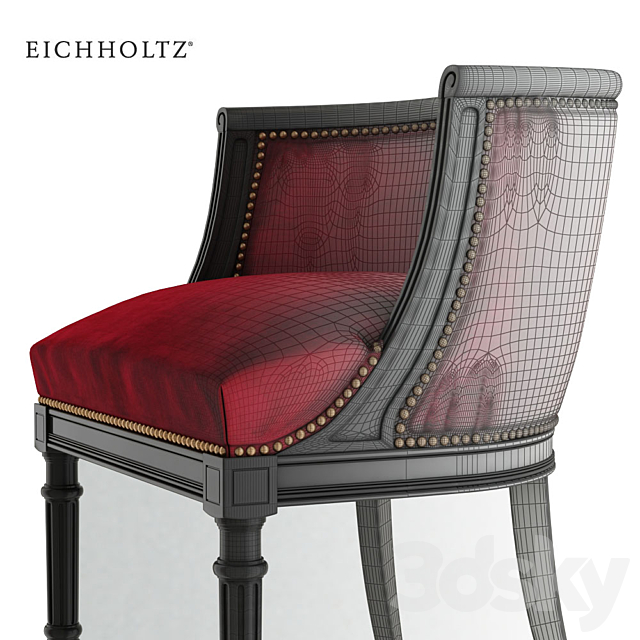 EICHHOLTZ Chair Garcia 109903 3DS Max Model - thumbnail 2