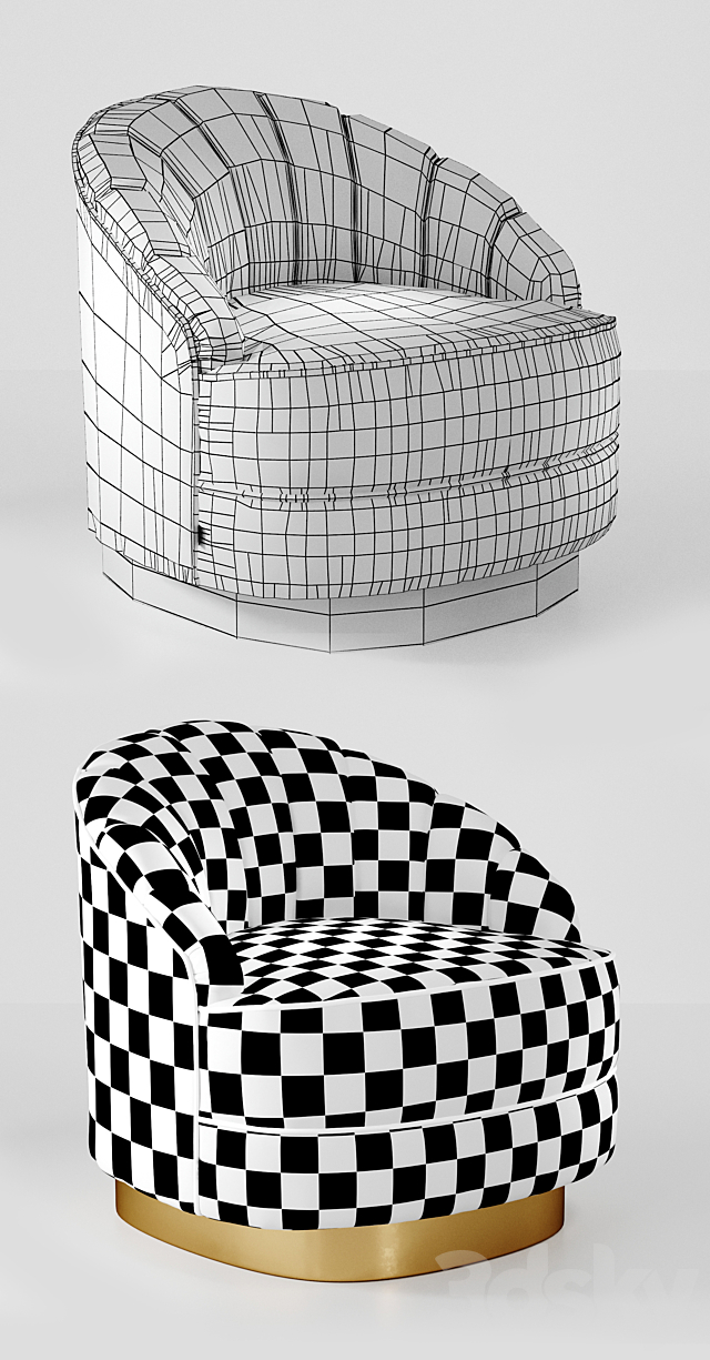 EICHHOLTZ – Chair Hadley 3DSMax File - thumbnail 3