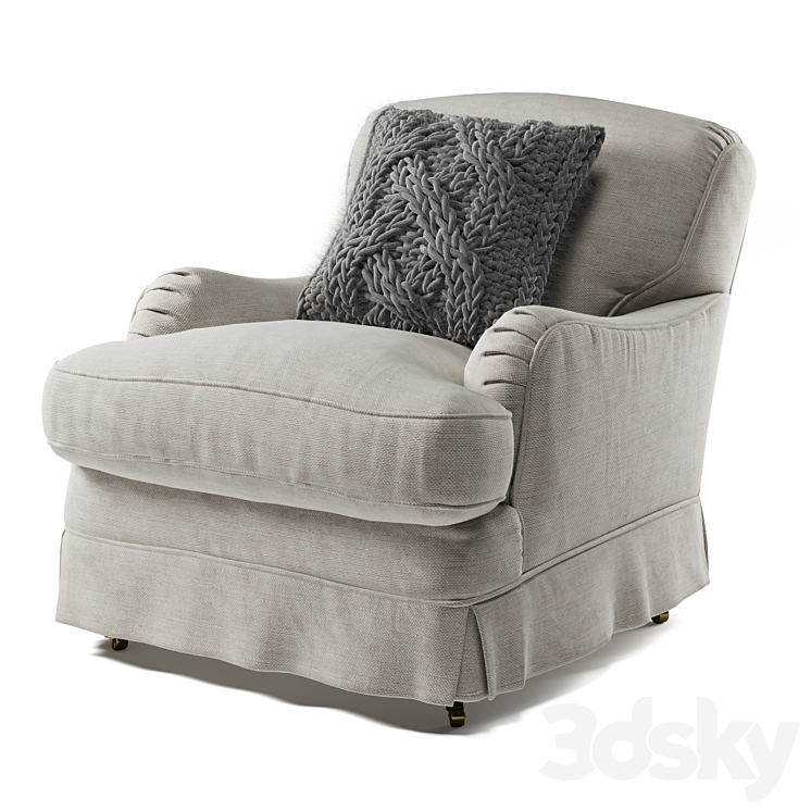 EICHHOLTZ Chair Highbury 3DS Max - thumbnail 1