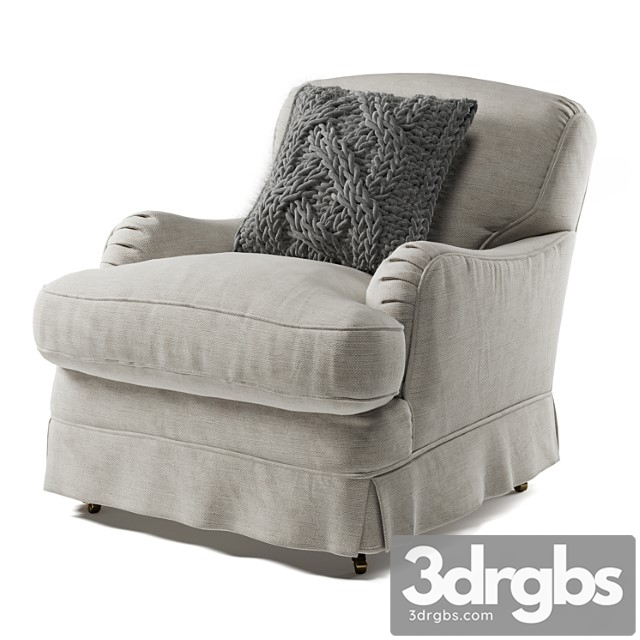 Eichholtz chair highbury 3dsmax Download - thumbnail 1