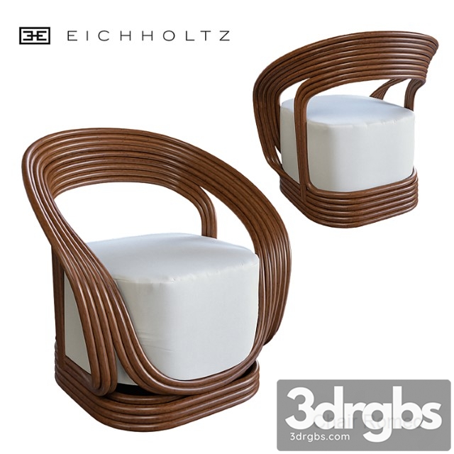 Eichholtz chair romeo 3dsmax Download - thumbnail 1