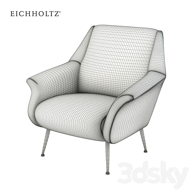 EICHHOLTZ Chair Trezzo 109578 3DSMax File - thumbnail 2