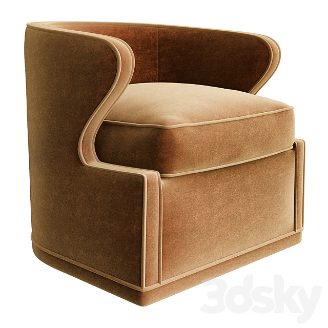 Eichholtz dorset chair 3DSMax File - thumbnail 1