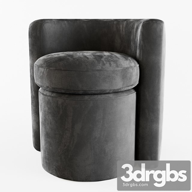 Eichholtz stool arcadia 3dsmax Download - thumbnail 1