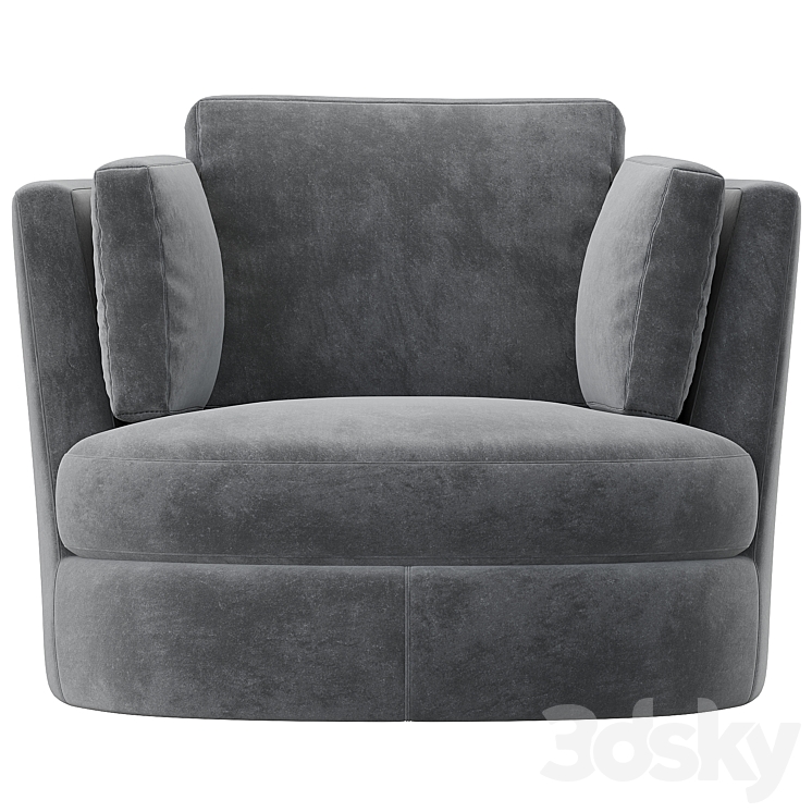 Eichholtz  Swivel Chair Clarissa 3DS Max - thumbnail 2