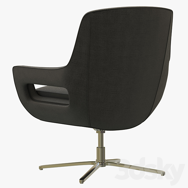 Eichholtz Swivel Chair Flavio 3ds Max - thumbnail 2