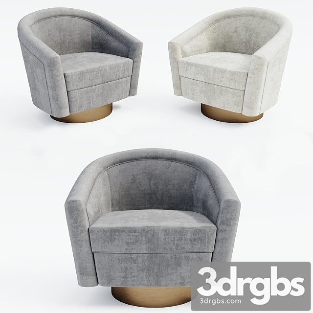 Eichholtz_Swivel Chair Catene 3dsmax Download - thumbnail 1