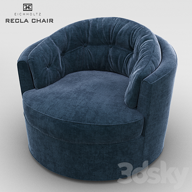 Eicholtz Recla Chair 3DSMax File - thumbnail 1