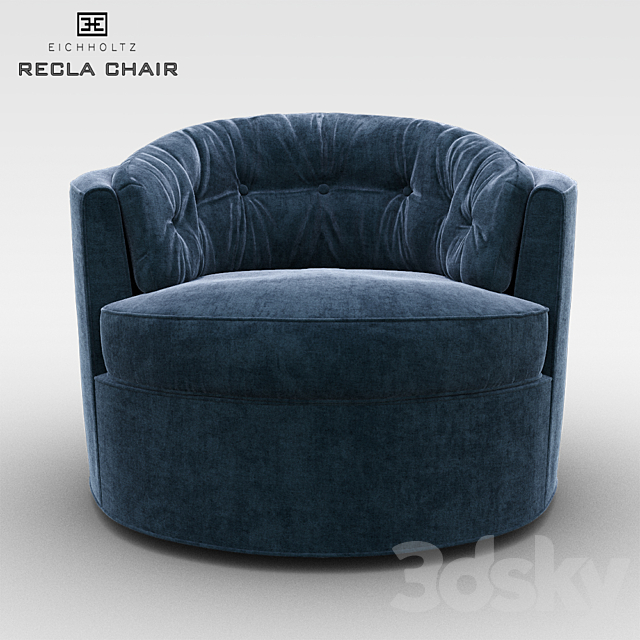 Eicholtz Recla Chair 3DSMax File - thumbnail 2