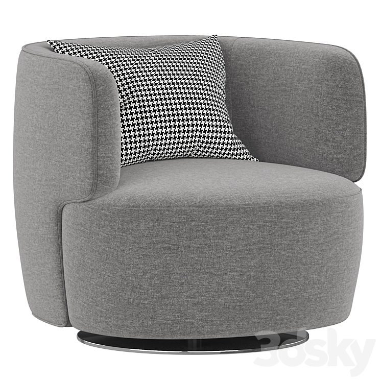 ELAIN MOLTENI armchair 3DS Max Model - thumbnail 1