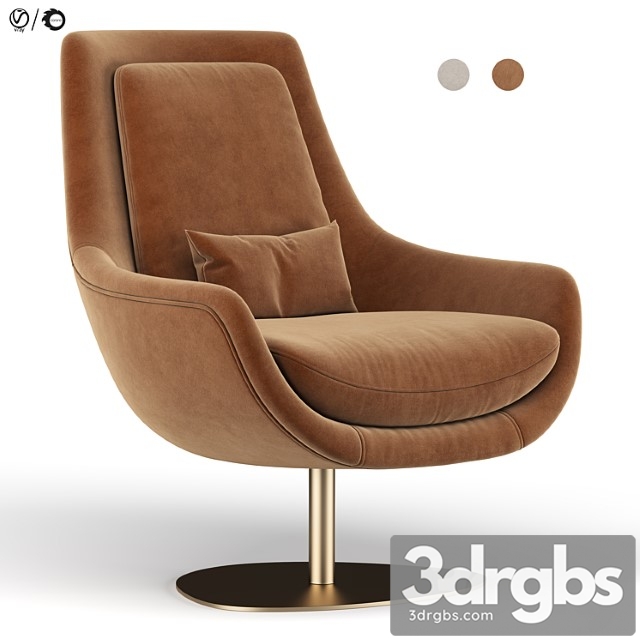 Elba Armchair 3dsmax Download - thumbnail 1