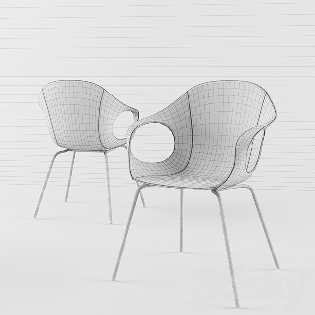 Elephant Chair 3DS Max Model - thumbnail 2