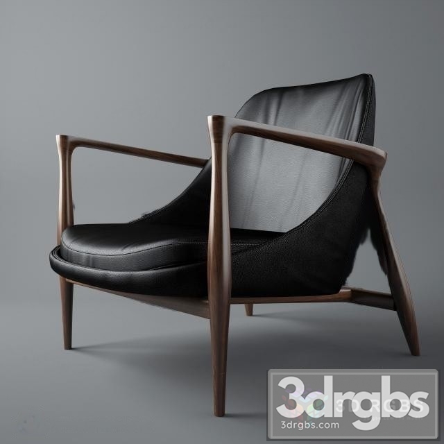 Elisabeth Armchair 3dsmax Download - thumbnail 1