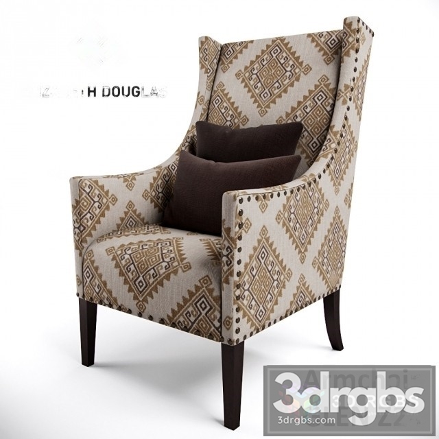 Elizabeth Douglas Armchair 3dsmax Download - thumbnail 1