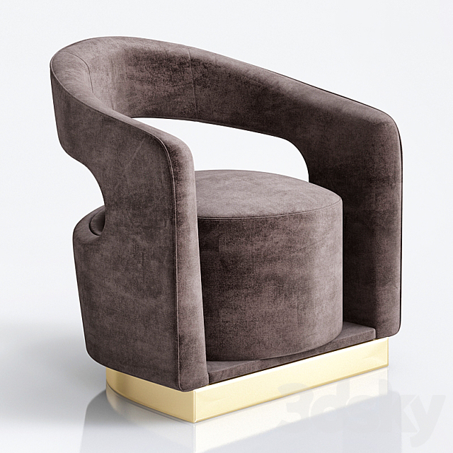 Ellen Armchair 3ds Max - thumbnail 1