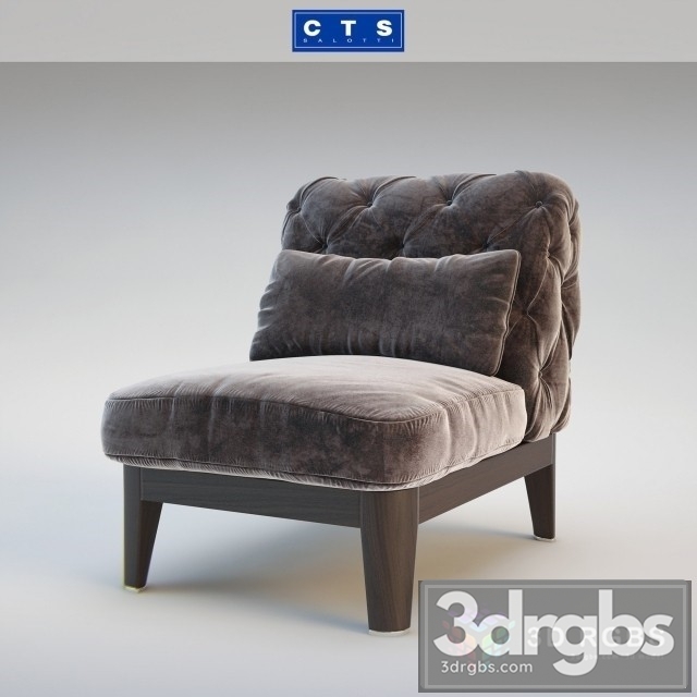 Elliot Poltroncina Armchair 3dsmax Download - thumbnail 1