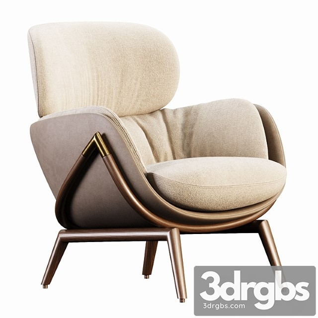 Elysia Lounge Chair 16 3dsmax Download - thumbnail 1