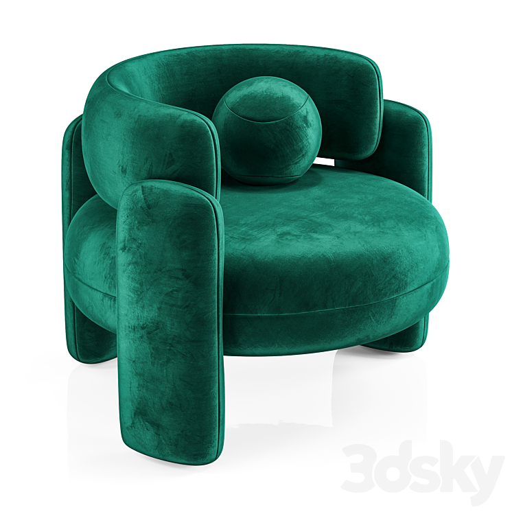 Embrace Armchair by Royal Stranger 3DS Max Model - thumbnail 1