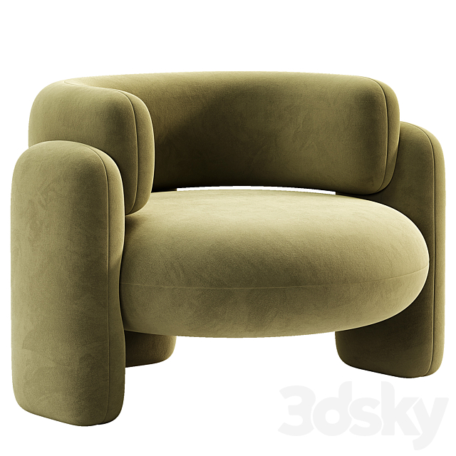 EMBRACE Armchair By Royal Stranger 3ds Max - thumbnail 1