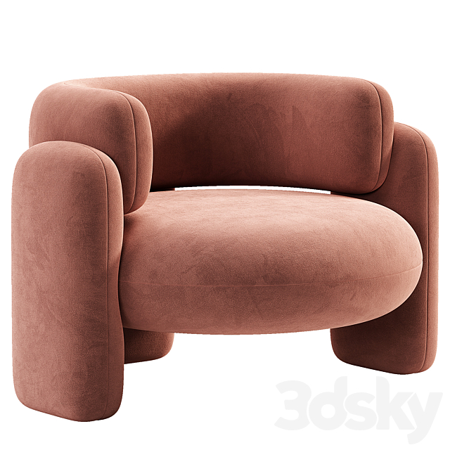 EMBRACE Armchair By Royal Stranger 3ds Max - thumbnail 2