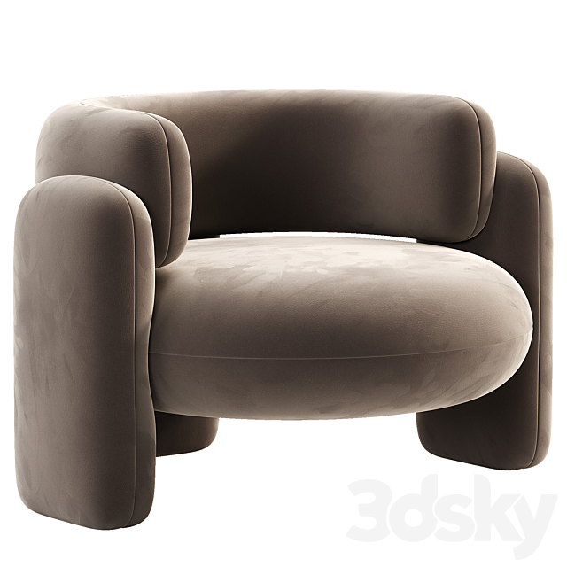 EMBRACE Armchair By Royal Stranger 3ds Max - thumbnail 3