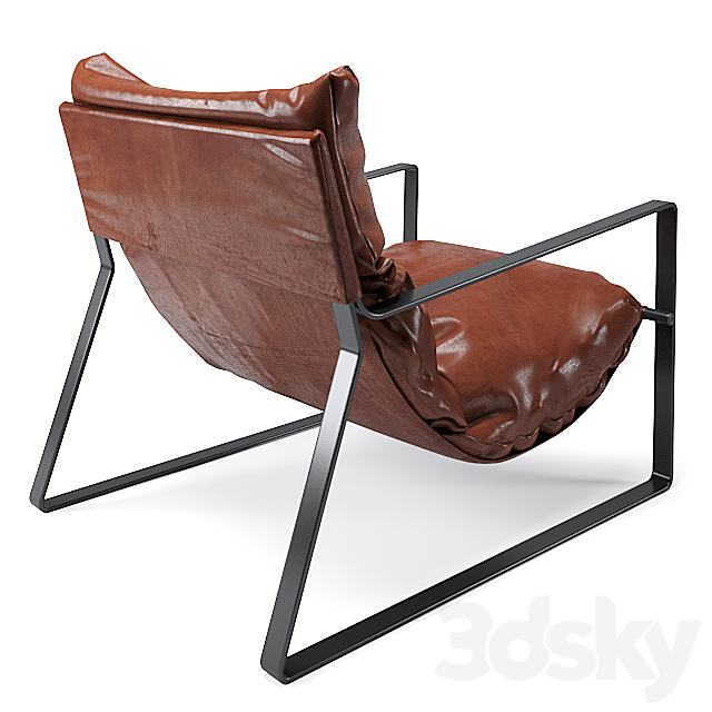 Emmett sling chair 3ds Max - thumbnail 2