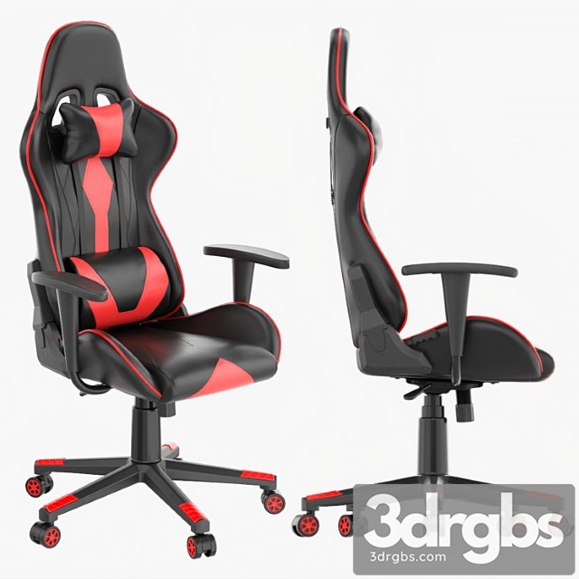 Ergonomic Gaming Armchair 3dsmax Download - thumbnail 1