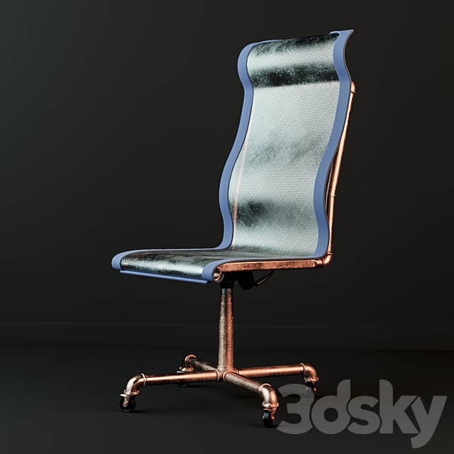 Ergonomy Inc. Steam Punk Chair 3DSMax File - thumbnail 1