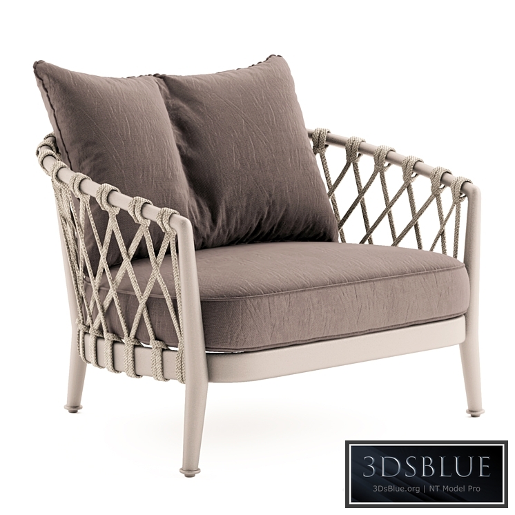 Erica armchair 3DS Max - thumbnail 3