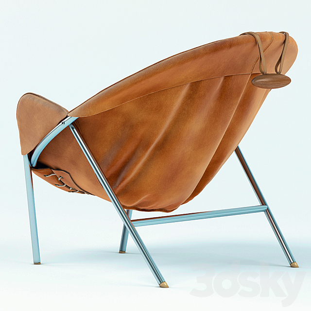 Erik Ole Jorgensen lounge chair 3DS Max Model - thumbnail 3