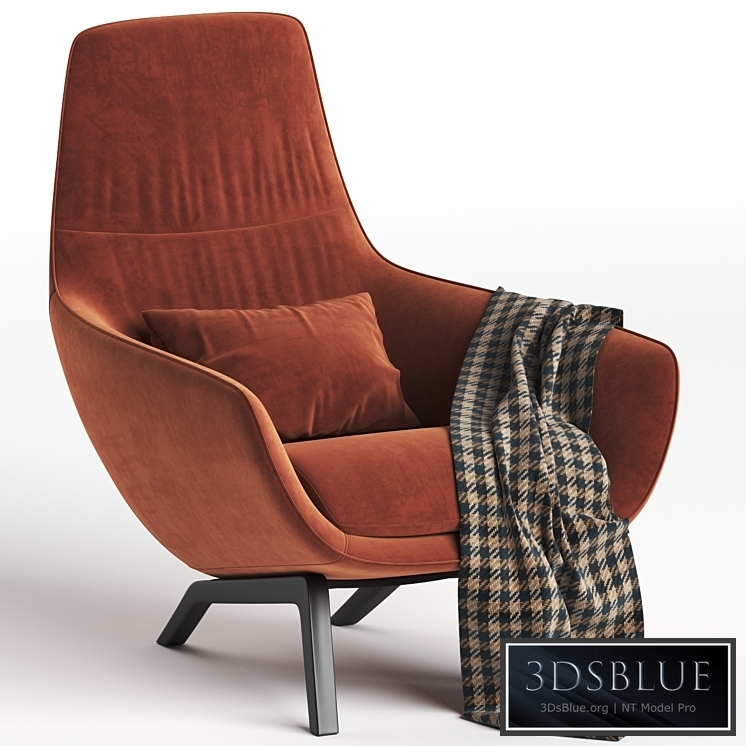 Ermes armchair 3DS Max - thumbnail 3