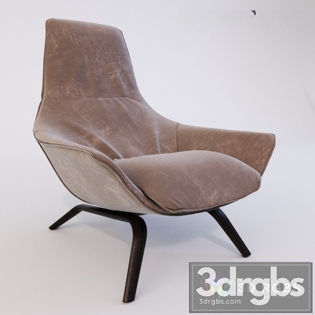 Ermes Armchair 3dsmax Download - thumbnail 1