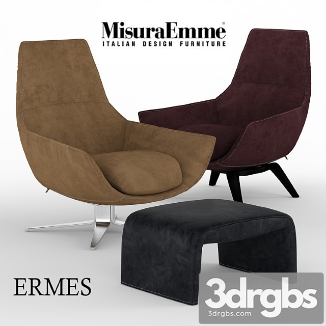 Ermrs Mauro Lipparini Chair 3dsmax Download - thumbnail 1